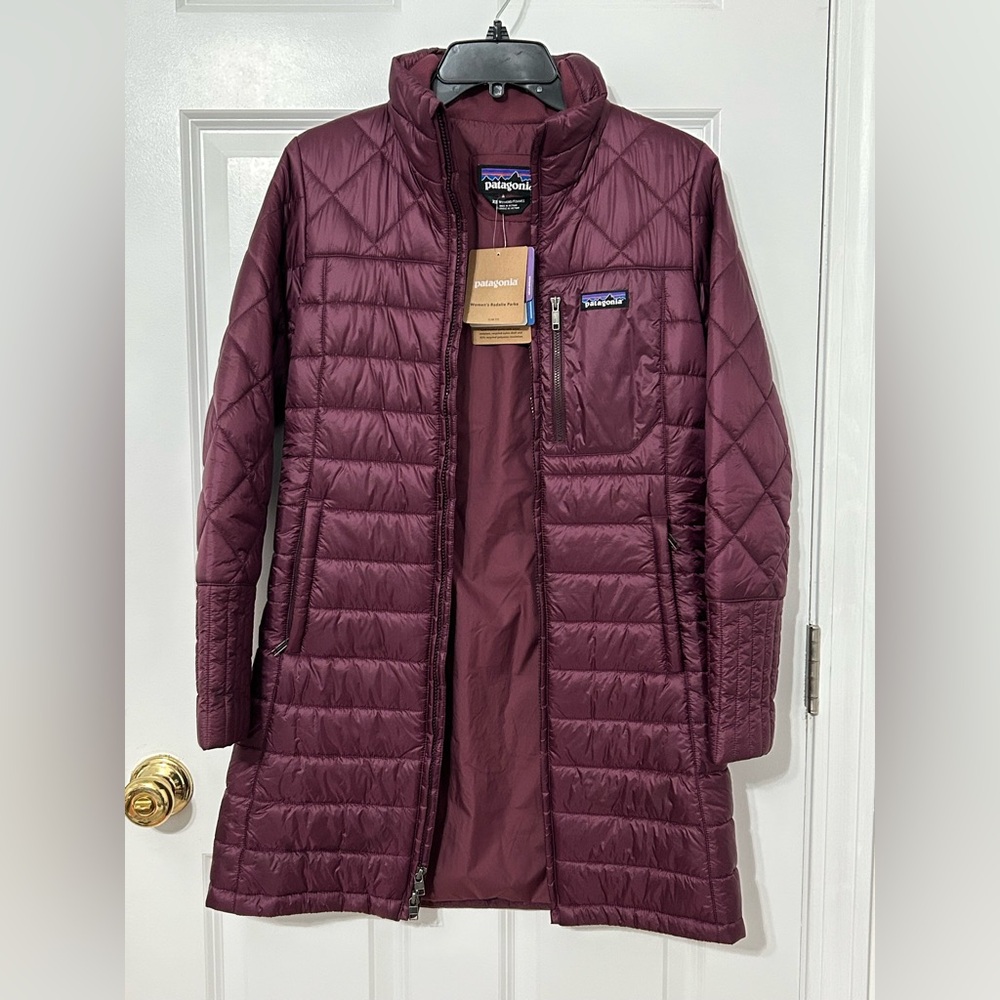 Patagonia Radalie insulated parka in Balsamic purple